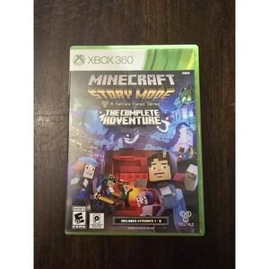 Minecraft Story Mode The Complete Adventure Xbox 360 TESTED